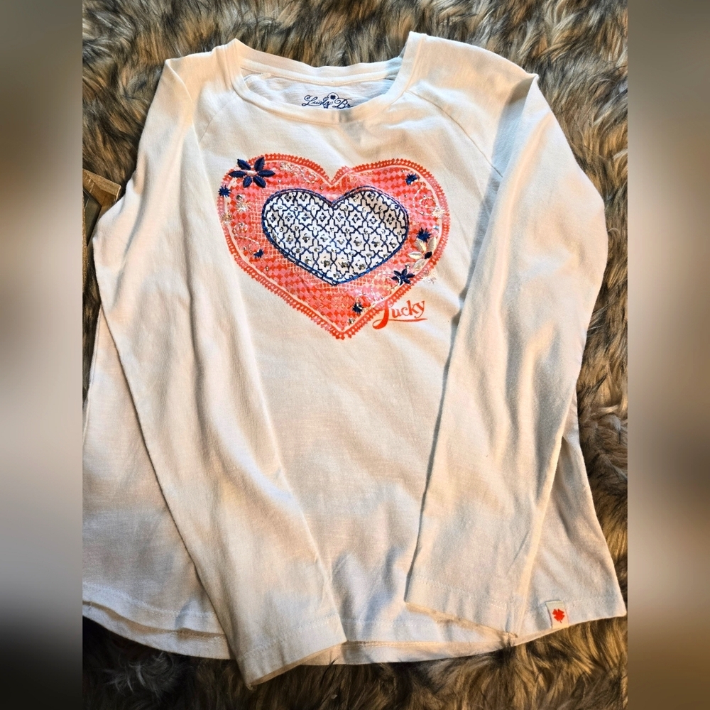 Girls Lucky Brand Top sz Lg
